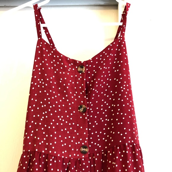 Red polka dot dress - Picture 2 of 5